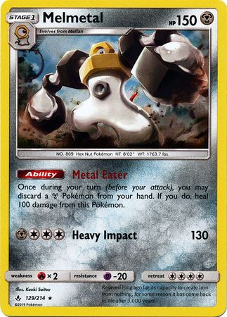 Melmetal - 129/214 - Holo Rare