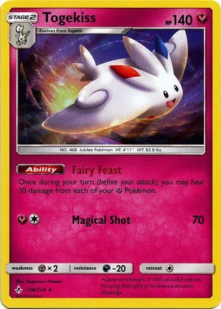 Togekiss - 138/214 - Holo Rare