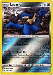 Lucario - 126/214 - Reverse Holo Rare