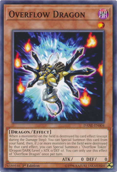 Overflow Dragon - DANE-EN004 - Common - 1st Edition