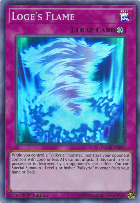 Loges Flame - DANE-EN091 - Super Rare - 1st Edition