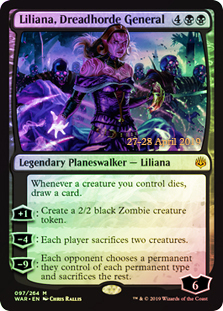 Liliana, Dreadhorde General - Foil - Prerelease Promo