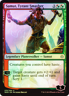 Samut, Tyrant Smasher - Foil - Prerelease Promo