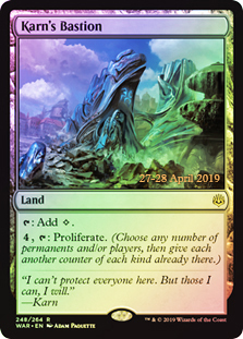 Karns Bastion - Foil - Prerelease Promo