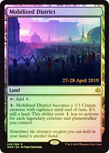 Mobilized District - Foil - Prerelease Promo