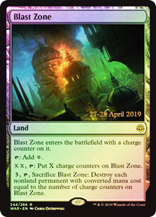 Blast Zone - Foil - Prerelease Promo