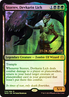 Storrev, Devkarin Lich - Foil - Prerelease Promo