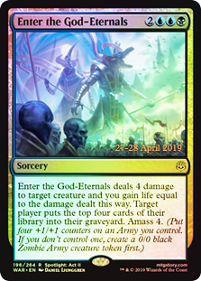 Enter the God-Eternals - Foil - Prerelease Promo