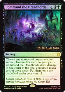 Command the Dreadhorde - Foil - Prerelease Promo