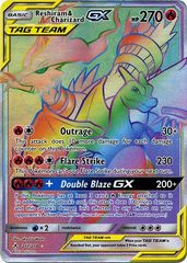 Reshiram & Charizard Tag Team GX - 217/214 - Secret Rare