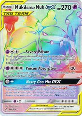 Muk & Alolan Muk Tag Team GX - 220/214 - Secret Rare