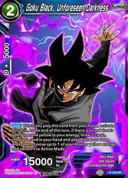 Goku Black, Unforeseen Darkness - P-124 - PR