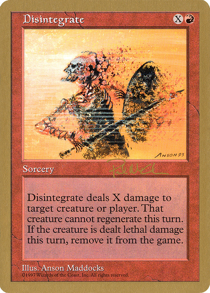 Disintegrate - Paul McCabe - 1997