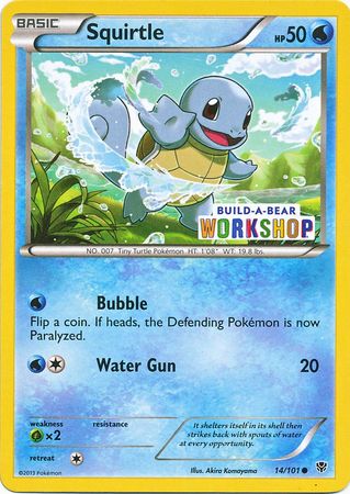 Squirtle - 14/101 - Build-a-Bear Promo