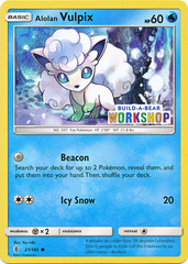 Alolan Vulpix - 21/145 - Build-a-Bear Promo