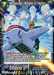 Announcer, Witness of History (Power Booster: World Martial Arts Tournament) - P-162 - PR