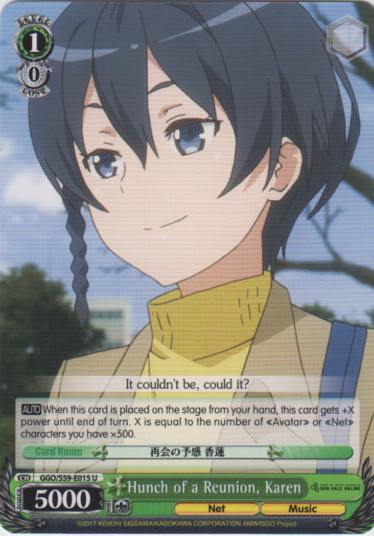 GGO/S59-E015 C Hunch of a Reunion, Karen