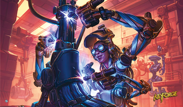Keyforge - In the Lab Playmat