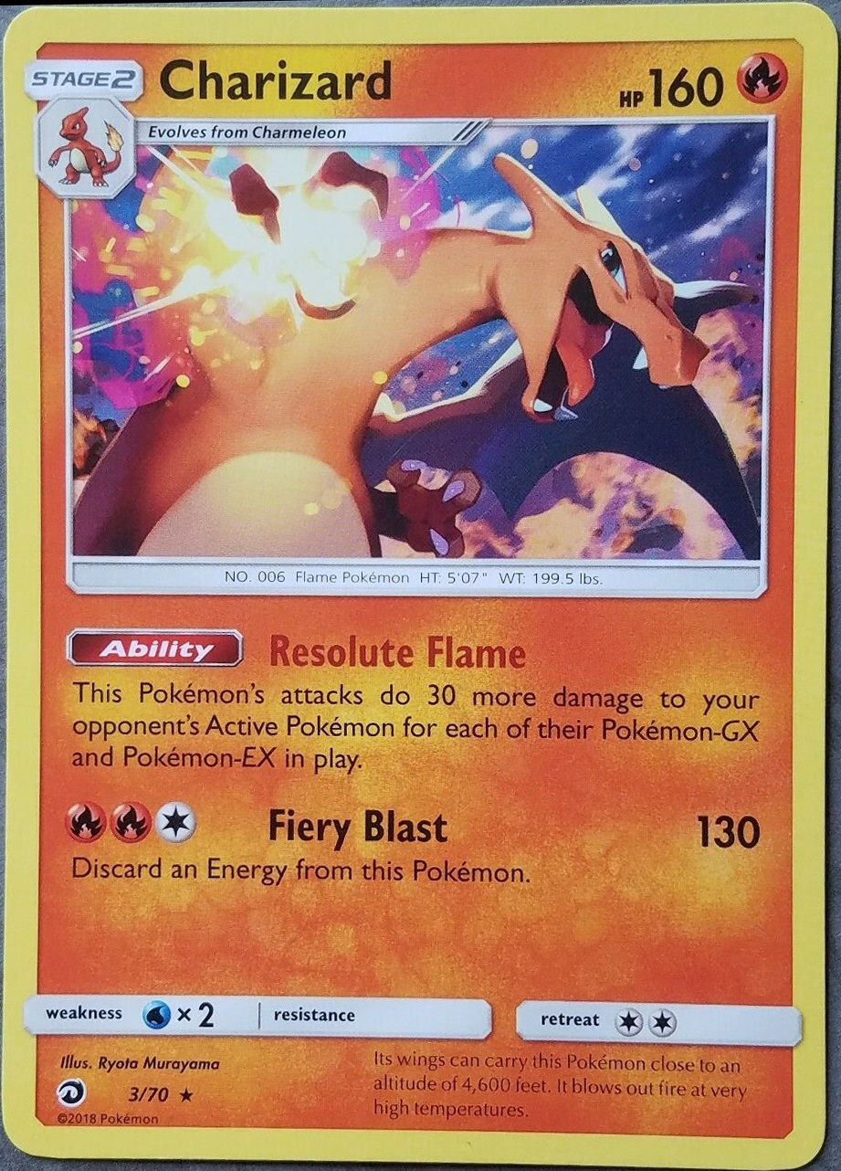 Charizard - 3/70 - Non-Holo Lets Play Eevee! Theme Deck Exclusive