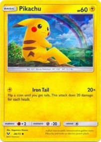 Pikachu - 28/73 - Cracked Ice Holo Lets Play Pikachu! Theme Deck Exclusive