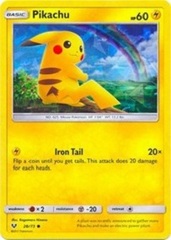 Pikachu - 28/73 - Cracked Ice Holo Let's Play Pikachu! Theme Deck Exclusive