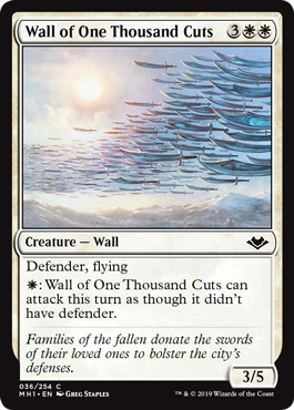 Wall of One Thousand Cuts - Foil