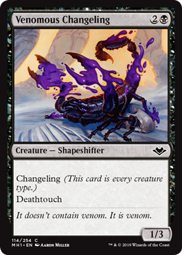 Venomous Changeling - Foil