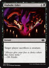 Diabolic Edict - Foil