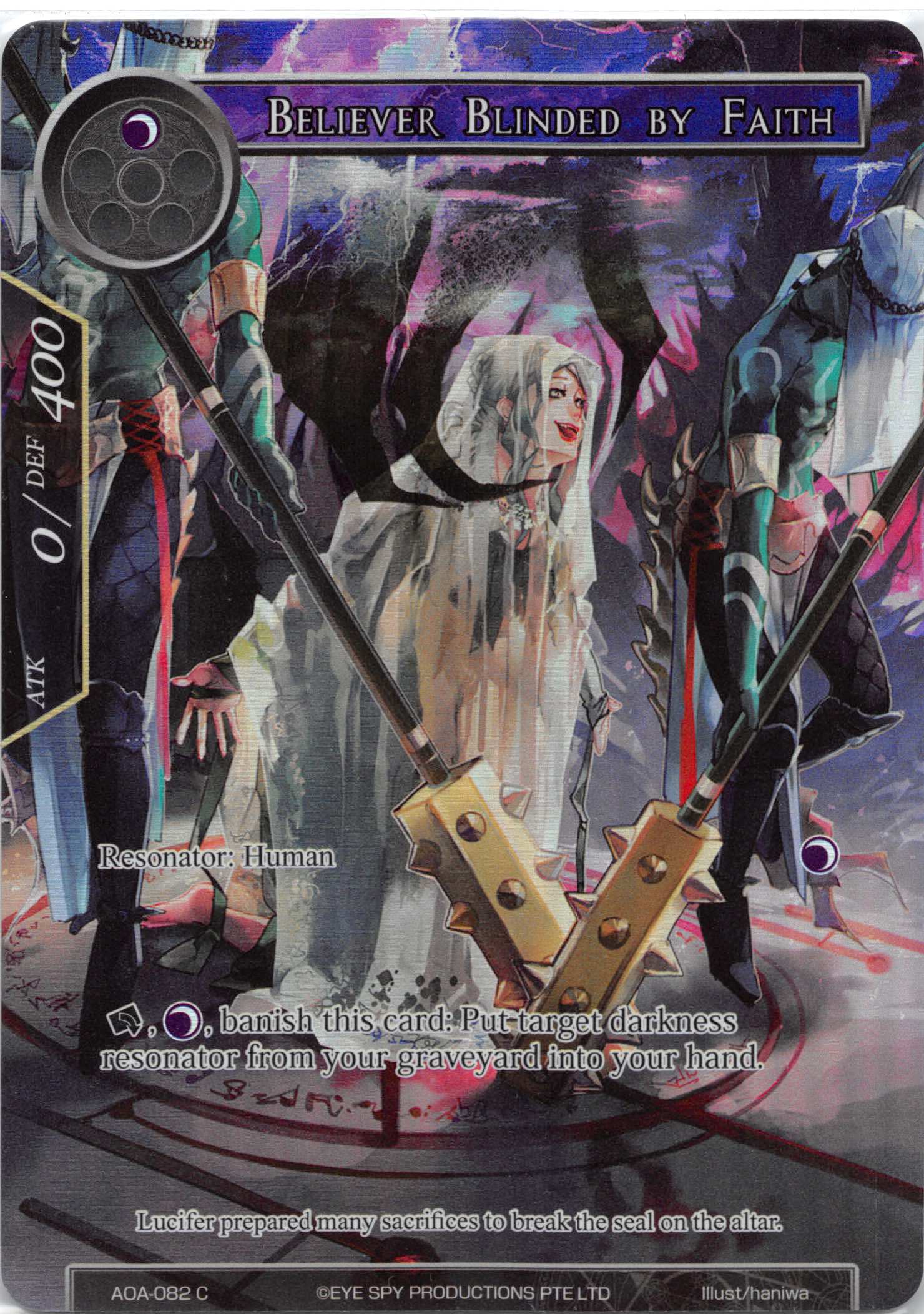 Believer Blinded by Faith - AOA-082 - C - Full Art