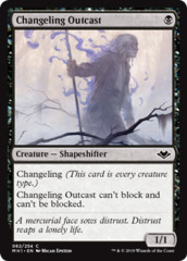 Changeling Outcast - Foil