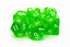 Old School RPG Dice Set: Translucent Light Green