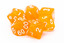 Old School RPG Dice Set: Translucent Orange