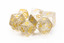 Old School RPG Dice Set: Sparkle - Translucent Clear