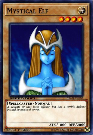 Mystical Elf - SBAD-EN003 - Common - 1st Edition