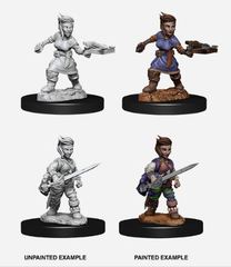 Pathfinder Battles Unpainted Minis - Female Halfling Rogue (2)