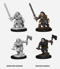 Pathfinder Battles Unpainted Minis - Female Dwarf Barbarian (2)