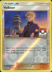 Volkner - 135a/156 - Reverse Holo - 3rd Place League Promo