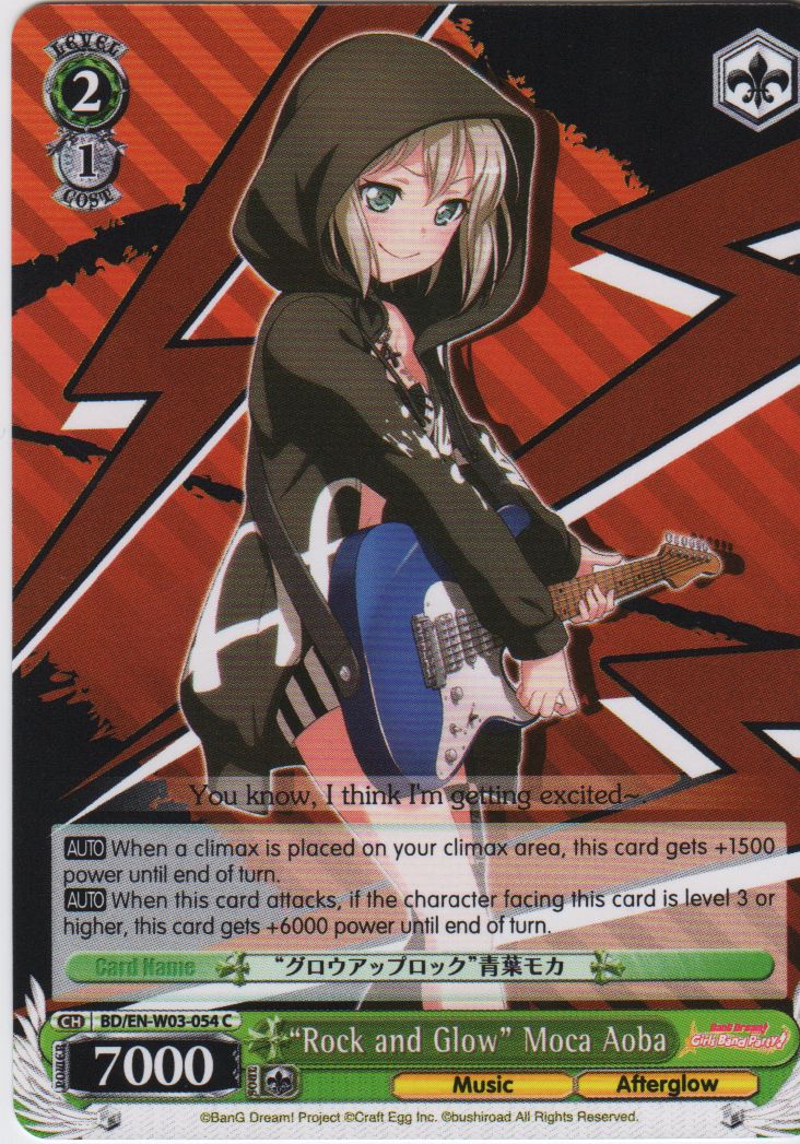 BD/EN-W03-054 C Rock and Glow Moca Aoba