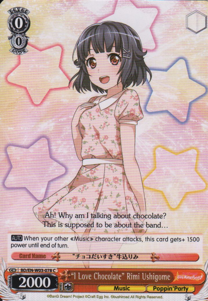 BD/EN-W03-078 C I Love Chocolate Rimi Ushigome