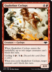 Quakefoot Cyclops - Foil