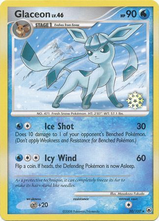 Glaceon - 20/100 - Pokemon Countdown Calendar Promo