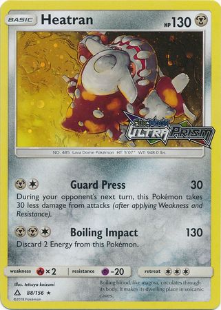 Heatran - 88/156 - Holo Rare - Alternate Art Promo