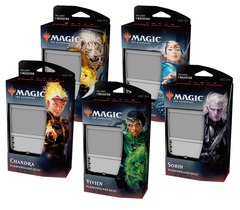 All Five Core Set 2020 Planeswalker Decks