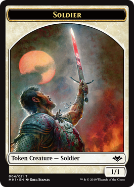 Token - Soldier - Foil