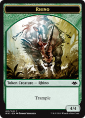 Rhino Token - Foil