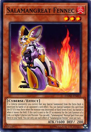 Salamangreat Fennec - DANE-EN003 - Common - Unlimited Edition