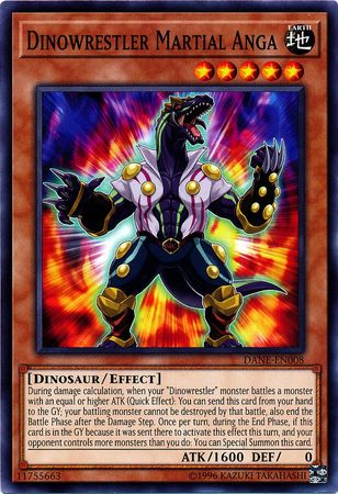 Dinowrestler Martial Anga - DANE-EN008 - Common - Unlimited Edition