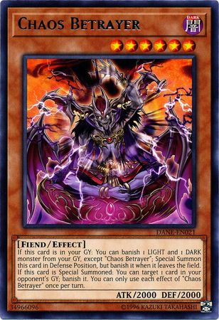 Chaos Betrayer - DANE-EN021 - Rare - Unlimited Edition