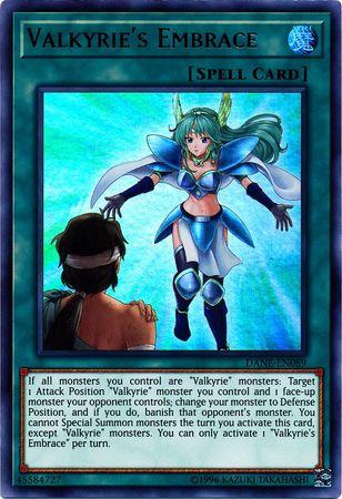 Valkyries Embrace - DANE-EN089 - Ultra Rare - Unlimited Edition
