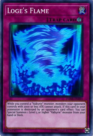 Loges Flame - DANE-EN091 - Super Rare - Unlimited Edition